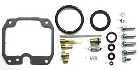BEARING WORX ZESTAW NAPRAWCZY GAŹNIKA YAMAHA YFM 125 GRIZZLY '04-'13 (26-1251)