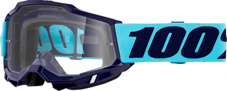 100 PROCENT GOGLE MODEL ACCURI 2 VAULTER - CLEAR LENS - KOLOR NIEBIESKI/GRANATOWY SZYBKA PRZEŹROCZYSTA