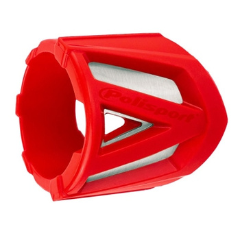 POLISPORT OSŁONA TŁUMIKA UNIWERSALNA ŚREDNICA 200MM-300MM KOLOR CZERWONY