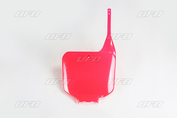 UFO TABLICA NA NUMER STARTOWY HONDA CR 125/250 '95-'99, CR 500 '95-'01 KOLOR CZERWONY (CR RED '92-99)