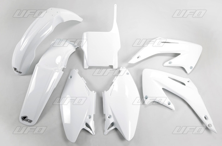UFO KOMPLET PLASTIKÓW HONDA CR 125/250 '04-'07 KOLOR BIAŁY (HO103E041)