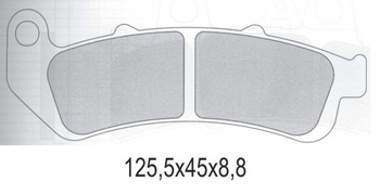 GALFER KLOCKI HAMULCOWE KH189 PÓŁMETALICZNE (OFERTA SPECJALNA) WYPRZEDAŻ