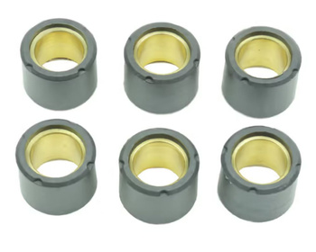 ATHENA ROLKI WARIATORA 6 SZT. 19X15,5 MM 6,4 GR. DERBI ATLANTIS/GP1/DNA/RUNNER/TYPHOON 50, PIAGGIO FLY/FREE/LIBERTY/NRG/ZIP/VESPA ET2/ET4/LX 50