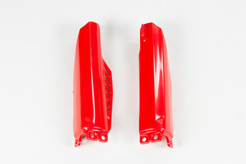 UFO OSŁONY TELESKOPÓW ( AMORTYZATORÓW ) PRZEDNICH HONDA CR 85 '03-21, CRF 150 '07-21 KOLOR CZERWONY