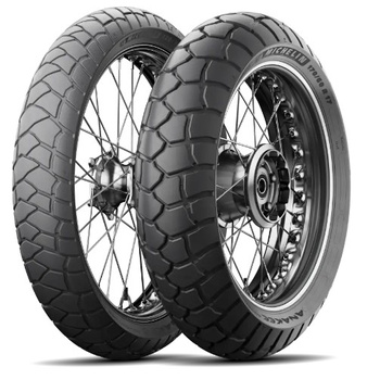 MICHELIN KOMPLET OPON (CAI993727/25) 120/70R19 ANAKEE ADVENTURE 60V TL/TT M/C PRZÓD DOT 2025 + (CAI429465/25) 150/70R17 ANAKEE ADVENTURE 69V TL/TT M/C TYŁ DOT 2025 + KUBEK Z LOGOTYPEM