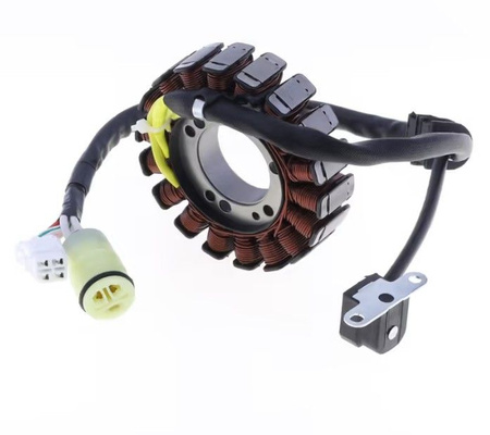 ATHENA 2025/09 UZWOJENIE ALTERNATORA (STATOR) YAMAHA YFM BIG BEAR 250 '07-'11, YFM 250 BRUIN '06, YFM 300 GRIZZLY '12-'14, YFM 660 R RAPTOR '01-'05, YFM 250 XL BEAR TRACKER '01-'05 (OEM: 5LP814100200; 5LP814100100L; 5LP814100000; 1SCH14100000)