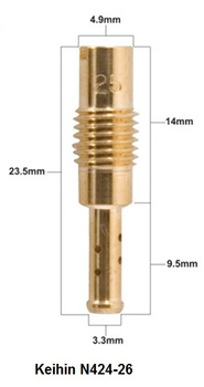 PROX DYSZA WOLNYCH OBROTÓW KEIHIN TYP N424-26 ŚREDNICA #45 ( 1 SZT. )