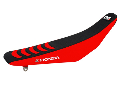 BLACKBIRD POKROWIEC / POSZYCIE NA SIEDZENIE HONDA CRF 250R '14-'17, CRF 450R '13-'16 DOUBLE GRIP 3, KOLOR CZARNY CZERWONY