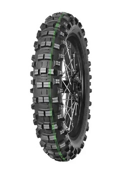 MITAS OPONA 140/80-18 TERRA FORCE-EF SUPER SOFT 70M TT (PODWÓJNY ZIELONY PASEK) TYŁ DOT 13/2025(zamiennik:70000198) (460072)