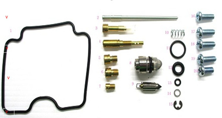 BEARING WORX ZESTAW NAPRAWCZY GAŹNIKA SUZUKI LT-F 300F KING QUAD '00-'02 (26-1095)