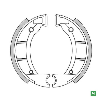 NEWFREN WYPRZEDAŻ SZCZĘKI HAMULCOWE BENELLI CITYBIKE 50, S50 '81-, SCOOTY 50, FANTIC ISSIMO 50 '84-, GARELLI BASIC / NOI / VIP, PUCH MAXI EXECUTIVE 80 '88- (90/18MM)