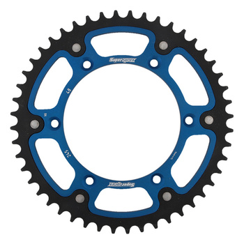 SUPERSPROX ZĘBATKA TYLNA 270 48 STEALTH (STALOWO-ALUMINIOWA) YAMAHA YZ/YZF '99-'18 (JTR251.48) (JTR245/2.48) KOLOR NIEBIESKI