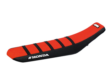 BLACKBIRD POKROWIEC / POSZYCIE NA SIEDZENIE HONDA CRF 250R '18-'21, CRF 450R '17-'20, CRF 450X '17-'23 ZEBRA KOLOR CZERNY CZERWONY