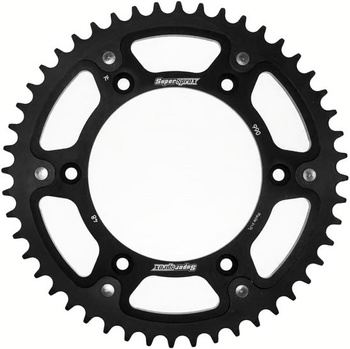 SUPERSPROX ZĘBATKA TYLNA 899 47 STEALTH (STALOWO-ALUMINIOWA) KTM SX/EXC (JTR897.47) KOLOR CZARNY
