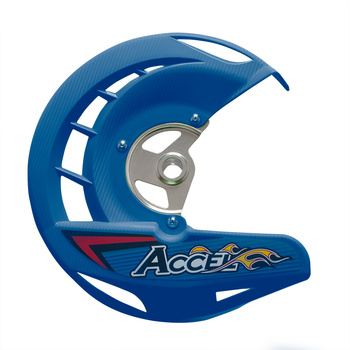 ACCEL OSŁONA TARCZY HAMULCOWEJ PRZÓD YAMAHA YZF250/450F '03-'13, YZ125/250 '02-'18, WR250/450F 03-17 (ŚR. 20) (FDG-02BL)