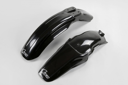 UFO KOMPLET BŁOTNIKÓW HONDA CR 85 '03-21, KOLOR CZARNY (HO03623001 , HO03627001)