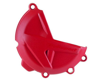 POLISPORT OSŁONA POKRYWY (DEKLA) SPRZĘGŁA GAS GAS ECF/MCF 250/350 '21-'23 KOLOR CZERWONY