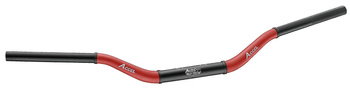 ACCEL KIEROWNICA ALUMINIOWA 28,6 MM TAPER MX WZÓR YAMAHA YZ WYSOKA (7075-T6) ERGAL DWUKOLOROWA CZERWONY+CZARNY (SZER. 803MM, WYS. 92MM) - PROMOCJA
