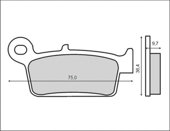 BRENTA KLOCKI HAMULCOWE KH131 (ORGANIC)