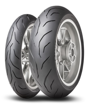 DUNLOP KOMPLET OPON (637884/24) 120/70ZR17 (58W) TL SPORTSMART MK4 PRZÓD DOT 2024 + (637887/24) 190/50ZR17 (73W) TL SPORTSMART MK4 TYŁ DOT 2024 + SŁUCHAWKI JBL