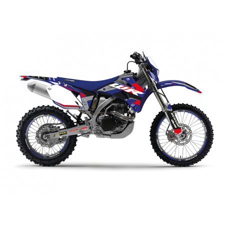 BLACKBIRD KOMPLET NAKLEJEK (OKLEIN) YAMAHA WR 250F '07-'14, WR 450F '07-'11 DREAM 5 KOLOR NIEBIESKI CZARNY
