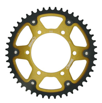 SUPERSPROX WYPRZEDAŻ ZĘBATKA TYLNA STEALTH (STALOWO-ALUMINIOWA) 498 45 KAWASAKI ZZR 600 90-92, SUZUKI GSXR 750 SRAD 96-97 (499-45) (JTR499.45)