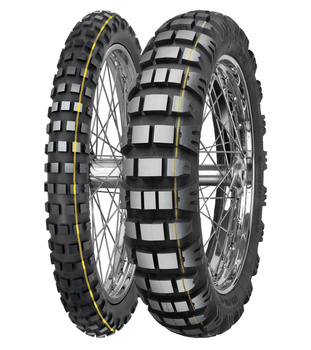 MITAS OPONA 100/90-19 E-09 57R TL DAKAR (ŻÓŁTY PASEK) PRZÓD DOT 09-10/2023 (24555) WYCOFANE