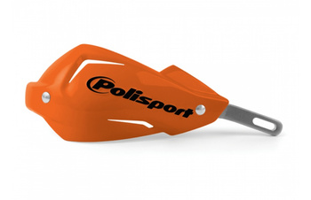POLISPORT OSŁONY RĄK (HANDBARY - ALUMINIOWY RDZEŃ) MODEL TOUQUET Z UNIWERSALNYM ZESTAWEM MONTAŻOWYM 22/28MM KOLOR POMARAŃCZOWY