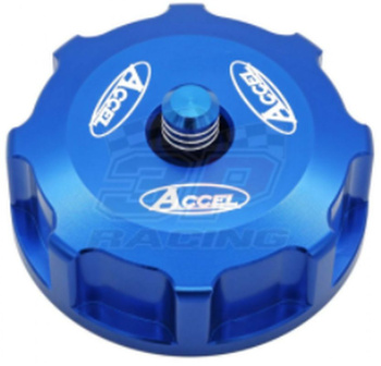 ACCEL KOREK WLEWU PALIWA YAMAHA YZF 250 '19-20, YZF 450 '18-20, YZF 450X '19, WRF 450 '19 KOLOR NIEBIESKI - PROMOCJA