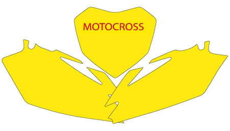 BLACKBIRD WYPRZEDAŻ KOMPLET NAKLEJEK (OKLEIN) POD NUMERY STARTOWE CRF 450R '09-'12 (11), CRF 250R '10-'13