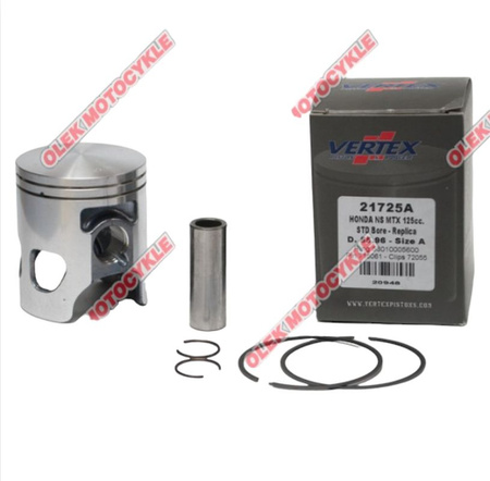 VERTEX TŁOK HONDA MTX 125R, NS 125 (55,99MM) (PIERŚCIENIE 53010005600 x 2 SZT.)