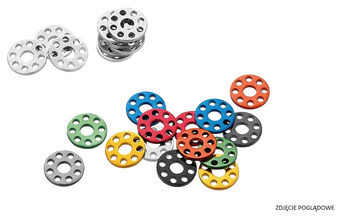 ACCEL PODKŁADKI ALUMINIOWE POD ŚRUBY M6 (KPL.10 SZT.) ŚREDNICA ZEWNĘTRZNA 18 MM KOLOR CZARNY - PROMOCJA