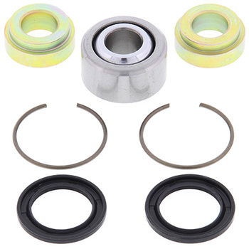 ALL BALLS ZESTAW NAPRAWCZY MOCOWANIA (ŁOŻYSKA) AMORTYZATORA TYLNEGO DOLNE SUZUKI DR 650SE '90-'95, RM 125/250 '85-'88 GÓRNE SUZUKI RM 125/250 '85-'86