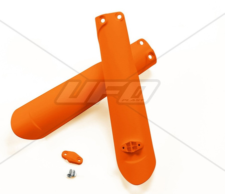 UFO OSŁONY TELESKOPÓW ( AMORTYZATORÓW ) PRZEDNICH KTM SX/SXF '15-'20, EXC/EXCF '16-'20 TPI, KOLOR POMARAŃCZOWY