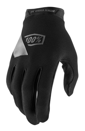 100 PROCENT RĘKAWICE CROSS/ENDURO MODEL RIDECAMP GLOVES BLACK KOLOR CZARNY ROZMIAR L STARY KOD 10018-001-12
