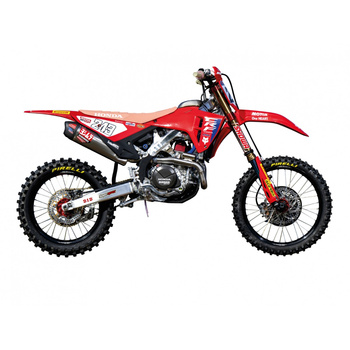 BLACKBIRD KOMPLET NAKLEJEK (OKLEIN) HONDA CRF 250R '25; CRF 450R '25 REPLICA TEAM HRC KOLOR CZERWONY CZARNY