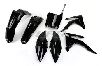 UFO KOMPLET PLASTIKÓW HONDA CRF 450R '13-'16, CRF 250R '14-'17 KOLOR CZARNY (HO116E001)