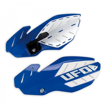 UFO OSŁONY RĄK (HANDBARY) FLAME YAMAHA YZ 125/250 '14-'17 KOLOR NIEBIESKI/BIAŁY (Z MOCOWANIAMI) - PROMOCJA