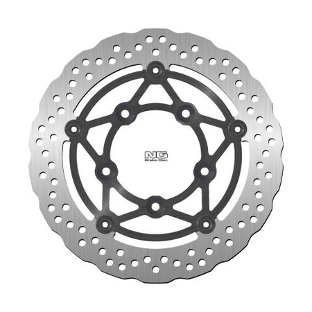 NG TARCZA HAMULCOWA PRZÓD KYMCO AK 550 '17-21, XCITING 400 '12-18 (270X88X4,5MM) (5X10,5MM) WAVE PŁYWAJĄCA