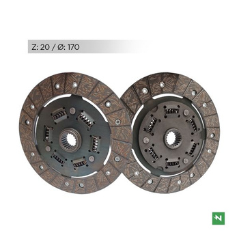 NEWFREN TARCZE SPRZĘGŁOWE MOTO GUZZI V7 III ANNIVERSARIO/CRBON/LIMITED/MILANO/RACER/SPECIAL/STONE 750 '17-'20; V9 BOBBER/ ROAMER 850 '16-'18 (SUCHE SPRZĘGŁO)(DWIE TARCZE)