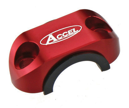 ACCEL UCHWYT POMPY HAMULCOWEJ KOLOR CZERWONY (RC-01RD)