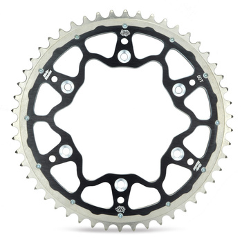 MOTO-MASTER PROMOCJA ZĘBATKA TYLNA DUAL RING (STALOWO-ALUMINIOWA) 899 48 (89948) KOLOR CZARNY KTM/HUSQVARNA/HUSABERG (JTA897.48) (ŁAŃC. 520)