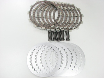 PSYCHIC TARCZE, PRZEKŁADKI I SPRĘŻYNY SPRZĘGŁOWE (KOMPLET) YAMAHA TT 350 '86-'87, XT 350 '85-'00