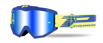 PROGRIP GOGLE PG3201-104 FL ATZAKI KOLOR NIEBIESKI (SZYBA PG3247 ŻÓŁTA LUSTRZANA ANTISCRATCH, NO FOG, ANTI UV) (PG3201/18BL;3201-104 FL;PZ3201BLFL) - WYCOFANE Z OFERTY - WYPRZEDAŻ