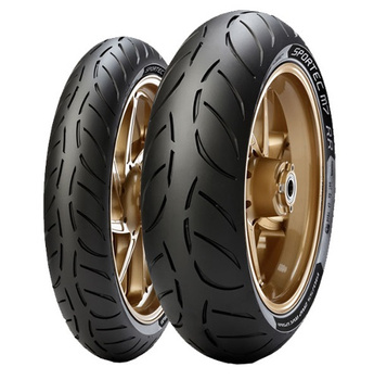 METZELER KOMPLET OPON (4042800/25) 120/70ZR17 SPORTEC M7 RR (M) (58W) TL M/C PRZÓD DOT 2025 + (2450300/25) 180/55ZR17 SPORTEC M7 RR (73W) TL M/C TYŁ DOT 2025 + KUBEK NA KAWĘ Z LOGOTYPEM