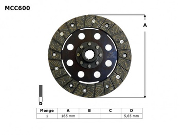 TRW ZF TARCZA SPRZĘGŁOWA BMW R45 81-86, R 65 85-93, R 80 / 100 80-96, (EBS6601)