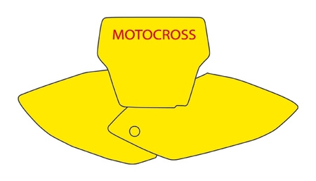 BLACKBIRD WYPRZEDAŻ KOMPLET NAKLEJEK (OKLEIN) POD NUMERY STARTOWE HONDA CRF 450 '05-'07