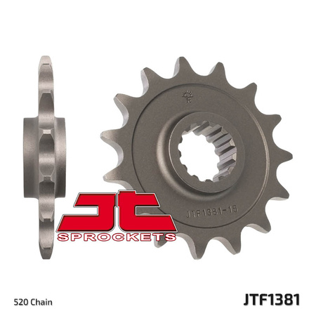 JT ZĘBATKA PRZEDNIA 2042 15 HONDA CB 500F/X '13-'15, CBR 500R '13-'16, NC 700 '12-'14, CT/CTX 700 14 (204215JT) (JTF1373.15) (ŁAŃC. 520)
