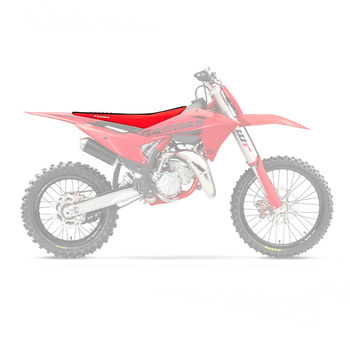 BLACKBIRD POKROWIEC / POSZYCIE NA SIEDZENIE GAS GAS MC 85 '25 DOUBLE GRIP 3 KOLOR CZERWONY CZARNY