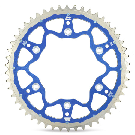 MOTO-MASTER ZĘBATKA TYLNA DUAL RING (STALOWO-ALUMINIOWA) 270 48 (27048) KOLOR NIEBIESKI YAMAHA YZ/YZF '99-'18 WRF '01-'18 (JTR251.48) (ŁAŃC. 520)